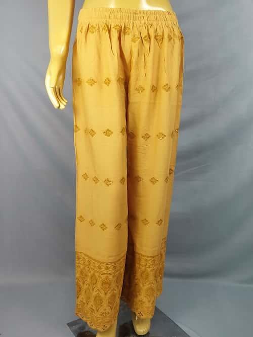 Sequence Embroidery Plazzo